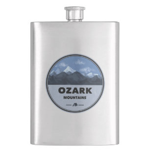 Ozark Mountains Camping Flachmann