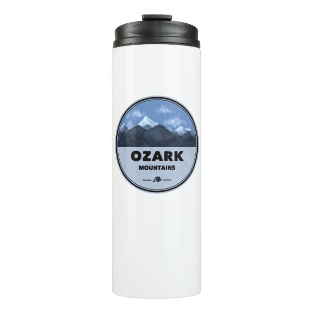 Ozark Mountains Camping Thermosbecher (Vorderseite)
