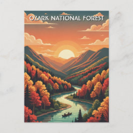 Ozark National Forest Arkansas Postkarte