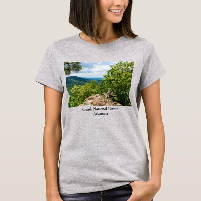 Ozark National Forest Cliff View T - Shirt (Vorderseite)