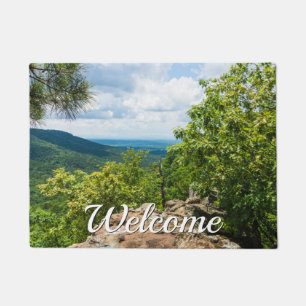 Ozark National Forest Cliff View Welcome Doormat Fußmatte