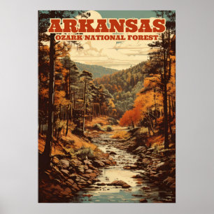 Ozark National Forest in Arkansas V01 Poster