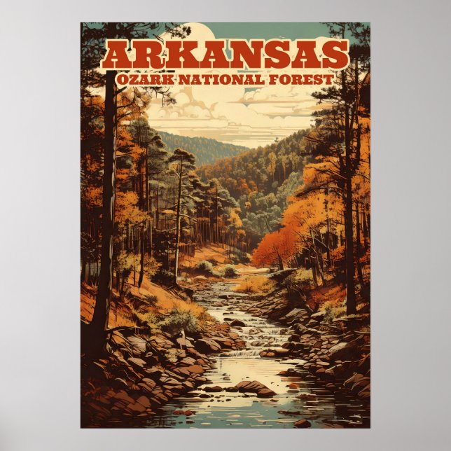 Ozark National Forest in Arkansas V01 Poster (Vorne)