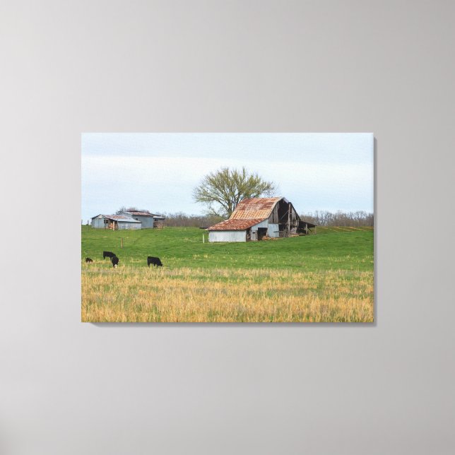 Ozark Old Farm Leinwanddruck (Vorderseite)