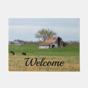 Ozark Old Farm Willkommen Türmchen Fußmatte