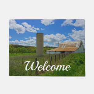 Ozarks alter Stall und Silo Willkommen Türmat Fußmatte