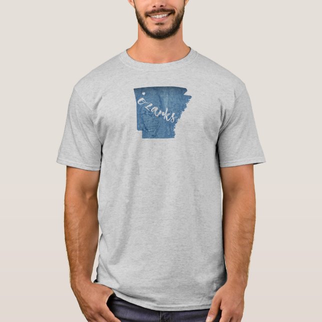Ozarks, Arkansas-Holzkörner T-Shirt (Vorderseite)