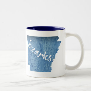 Ozarks, Arkansas-Holzkörner Zweifarbige Tasse