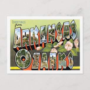 Ozarks Arkansas Reise US Stadt Postkarte