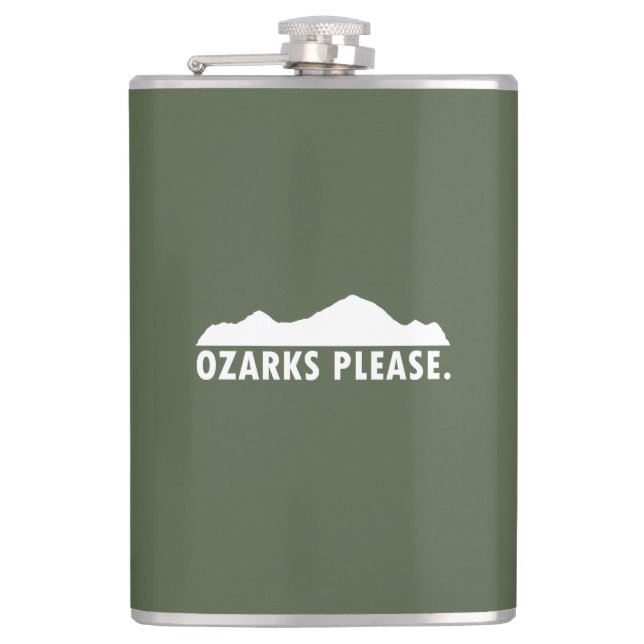 Ozarks Bitte Flachmann (Vorderseite)