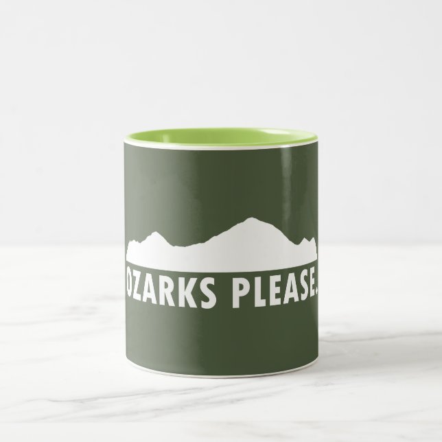 Ozarks Bitte Zweifarbige Tasse (Mittel)