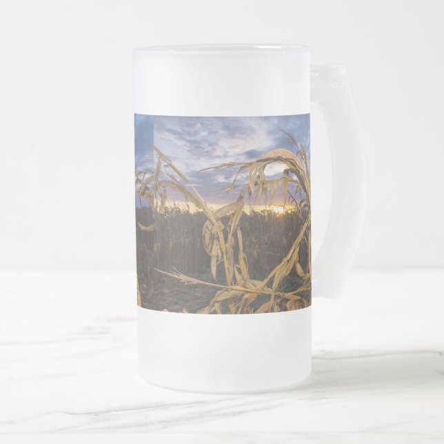 Ozarks ernten Mattierte Glasbäer Tasse (VorderseiteRechts)