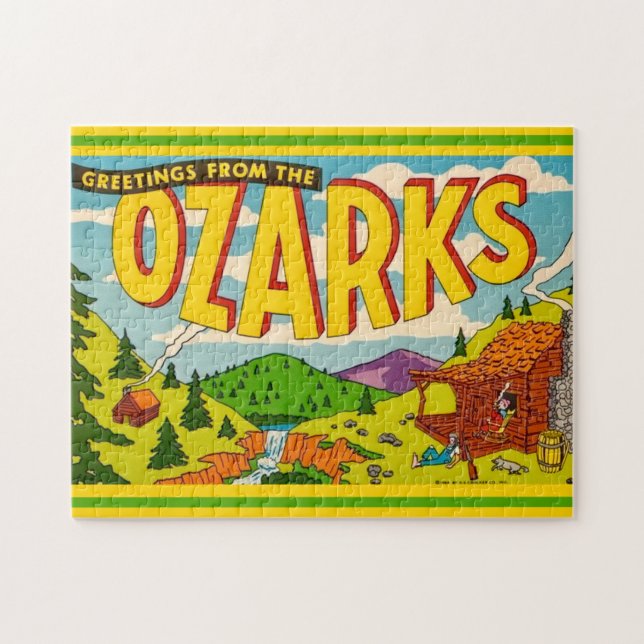 Ozarks-Gruß 11x14 Puzzle (Horizontal)