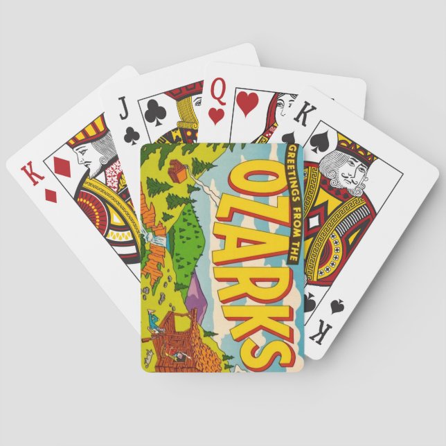 Ozarks-Grußkarten Spielkarten (Rückseite)