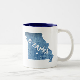 Ozarks, Missouri-Holzkörner Zweifarbige Tasse