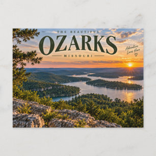 Ozarks Missouri Postkarte