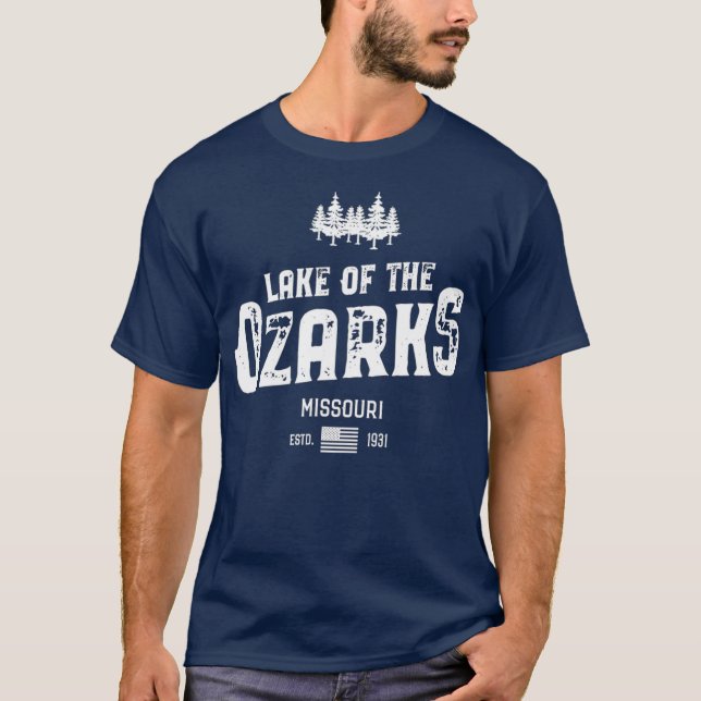 Ozarks-Missouri-See-Geschenk T-Shirt (Vorderseite)