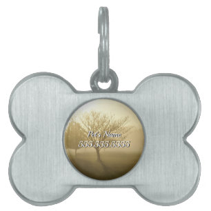 Ozarks Misty Golden Morning Sunrise Pet ID Tag Tiermarke
