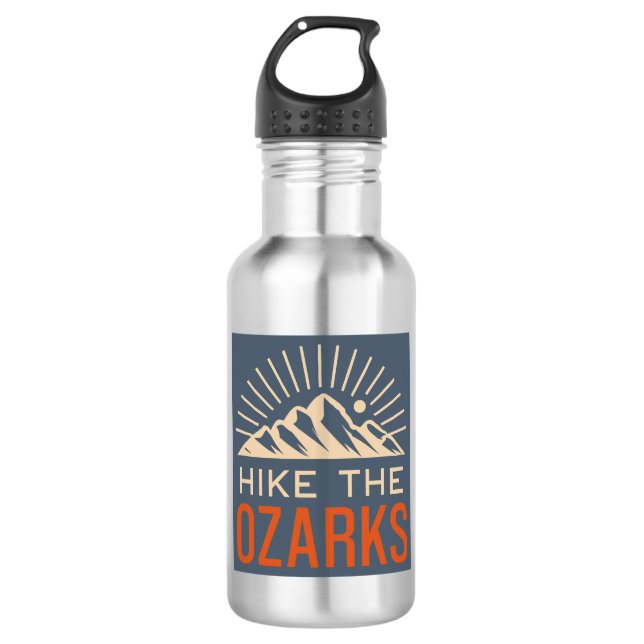 Ozarks Sonnenbrand Edelstahlflasche (Vorderseite)