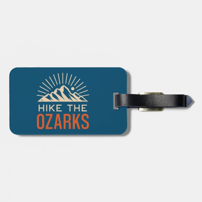 Ozarks Sonnenbrand Gepäckanhänger (Rückseite horizontal)