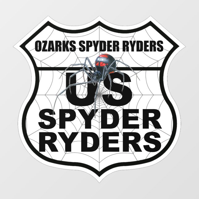 Ozarks Spyder Ryders Kapitel - Aufkleber Kapitel L (Blatt)
