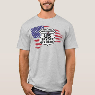 Ozarks Spyder Ryders Kapitel - Zerrissene Flagge T-Shirt