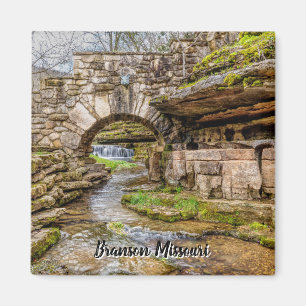 Ozarks Wasserfall Unterhalb der Brücke Magnet