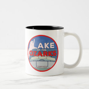 Ozarksee Zweifarbige Tasse