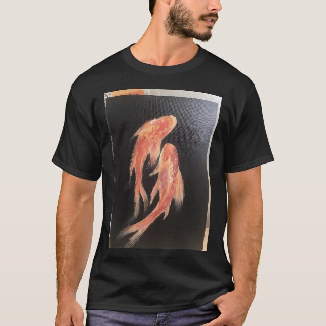 Ozean Accor bBlue Koi T-Shirt (Vorderseite)
