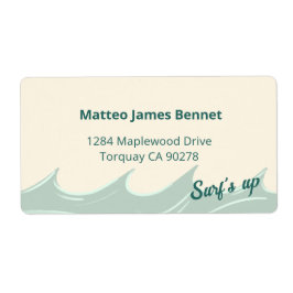 Ozean-Adressetikett für Kinder