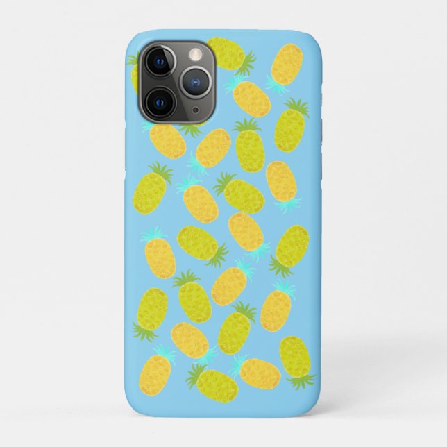 Ozean-Ananas-Muster Case-Mate iPhone Hülle (Rückseite)