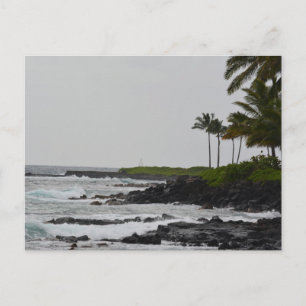 Ozean bei Poipu auf Kauai Postkarte
