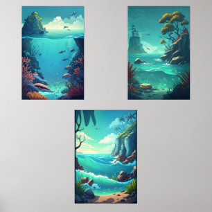 Ozean Bilderwand Sets