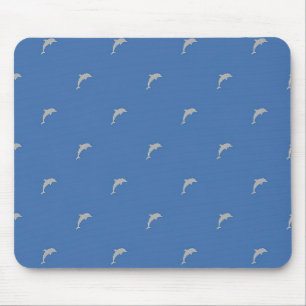 Ozean Blau Strand Thema Delfin Muster Mauspad