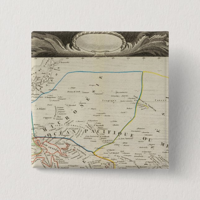 Ozean Button (Vorderseite)