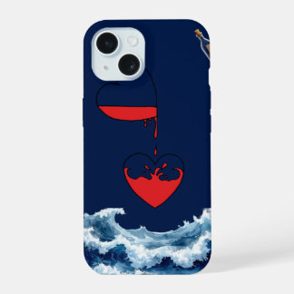 Ozean der Liebe Abstraktes Kunst Handyhülle iPhone 15 Hülle