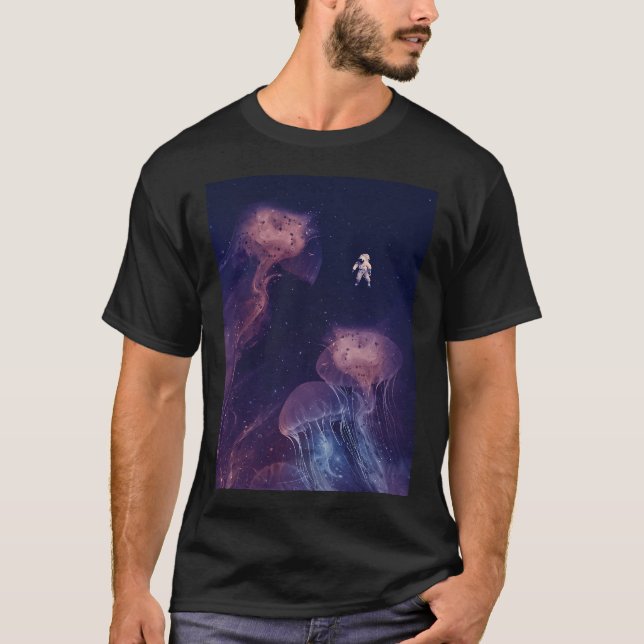 Ozean des Weltraums T-Shirt (Vorderseite)
