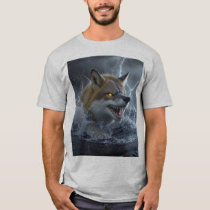 Ozean-Ember-Fuchs-Hai Mythische Meereskreatur T-Shirt