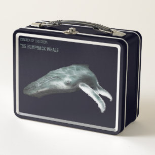 Ozean-Explorer-Lunchbox – Der Buckelwal Metall Brotdose