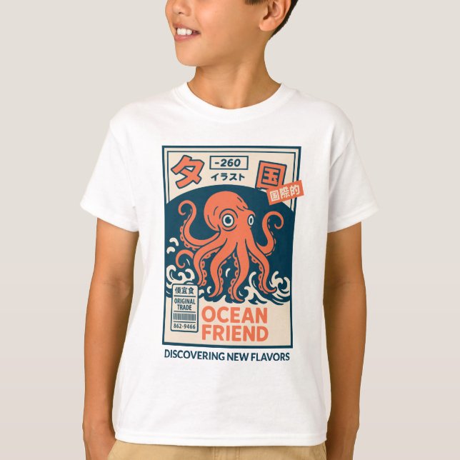 Ozean Freund T-Shirt (Vorderseite)