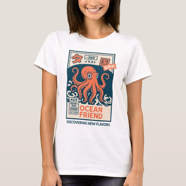 Ozean Freund T-Shirt (Vorderseite)