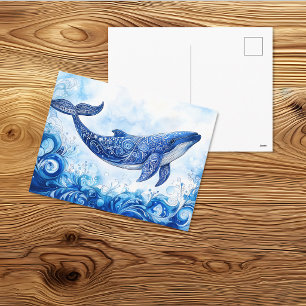 Ozean-Geist-Stammeswal Postkarte