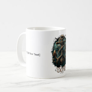Ozean-Grab-Kraken-Anker-Dunkle-Fantasy Kaffeetasse