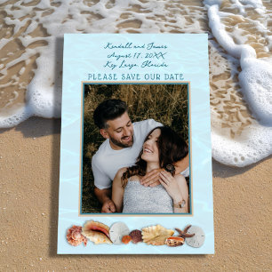 Ozean-Hochzeit Living Seas Foto Save The Date