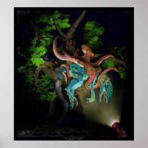 Ozean-Invasion #1: Krake arborealus Poster