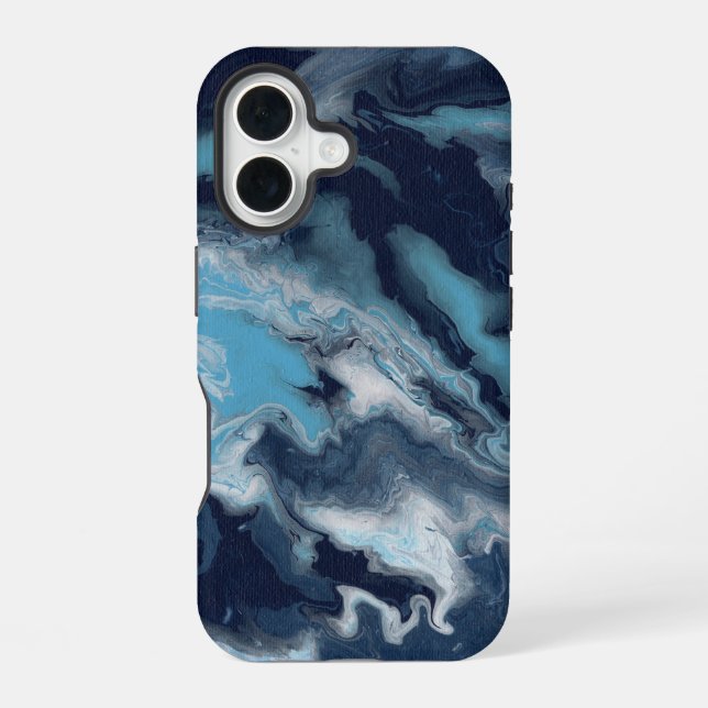 Ozean iPhone 16 Hülle (Rückseite)