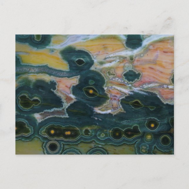 Ozean-Jasper-Platte Postkarte (Vorderseite)