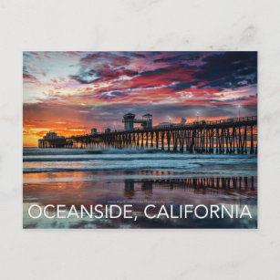 Ozean, Kalifornien Postkarte