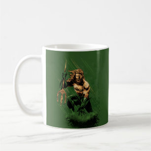 Ozean-König Trident Krieger Dynamische Comic-Kunst Kaffeetasse