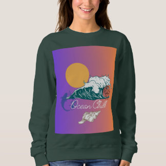 Ozean-Kühl-Design Sweatshirt